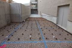 Heated-slope-with-drainage