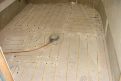 Floorizwarm for heated shower floor