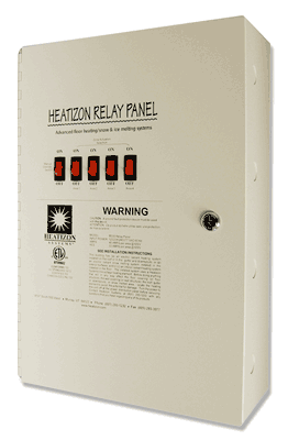 Warmquest carries a variety of relay panels and activation options for customizing control over heated floors. 