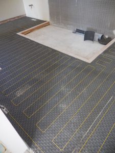 Tuff Cable installed under tile