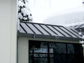 Deicing for Metal Roofing Materials